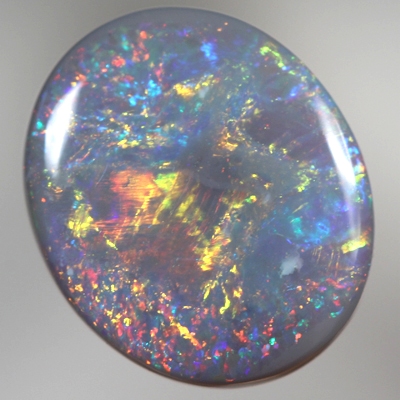 SOLID SEMI BLACK OPAL Very bright fiery colours. With VIDEO